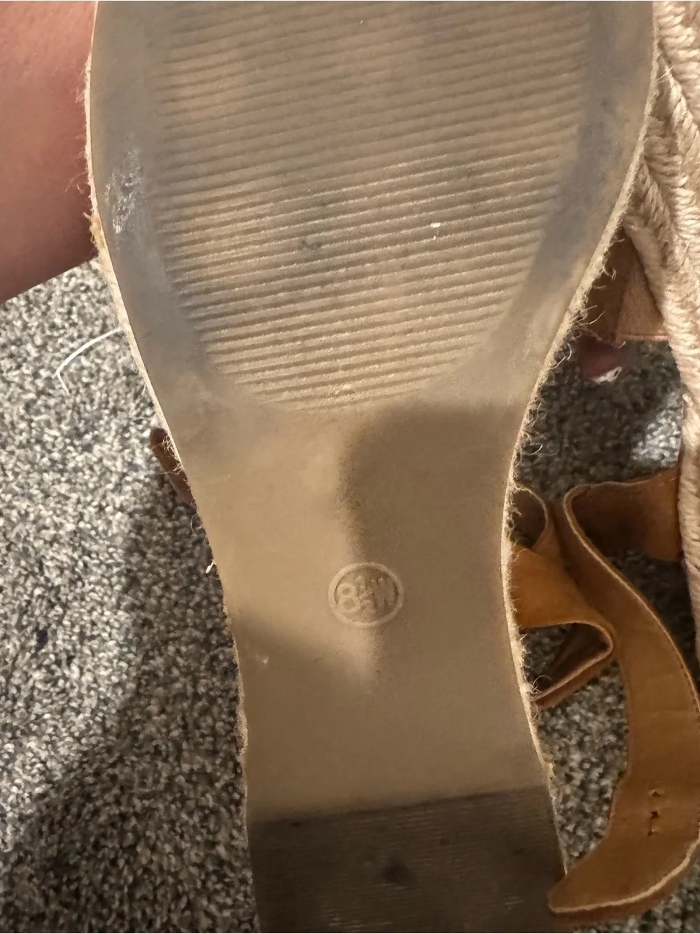 Universal Thread Brown Suede Platform Espadrille Sandals